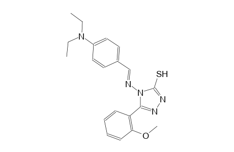 4-({(E)-[4-(diethylamino)phenyl]methylidene}amino)-5-(2-methoxyphenyl)-4H-1,2,4-triazole-3-thiol