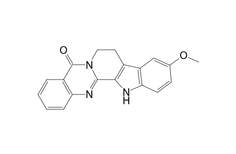 10-Methoxy-8,13-dihydro-7H-quinazolino[2,3-a]$b-carbolin-5-one