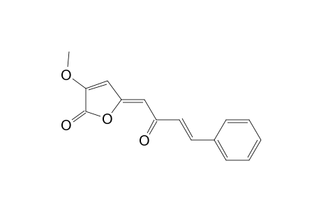 2(5H)-Furanone, 3-methoxy-5-(2-oxo-4-phenyl-3-butenylidene)-