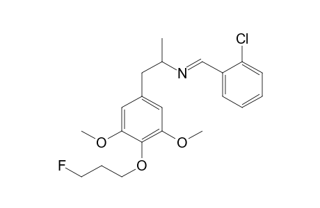 1-(2-Chlorophenyl)-N-(1-[4-(3-fluoropropoxy)-3,5-dimethoxyphenyl]propan-2-yl)methanimine