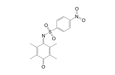 N-(4-NITROPHENYL)-SULFONYL-2,3,5,6-TETRAMETHYL-1,4-BENZOQUINONIMINE