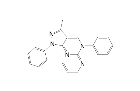 6-[(2-propenyl)imino]-3-methyl-1,5-diphenyl-5,6-dihydro-1H-pyrazolo[3,4-d]pyrimidine