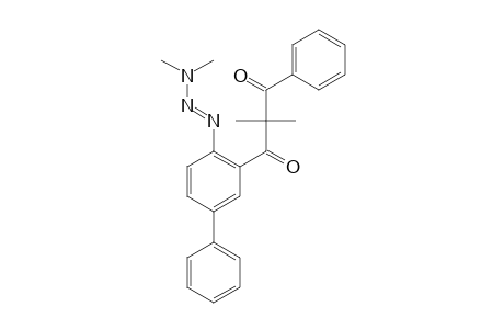 (E)-1-[4-(3,3-Dimethyltriaz-1-enyl)biphenyl-3-yl]-2,2-dimethyl-3-phenylpropane-1,3-dione