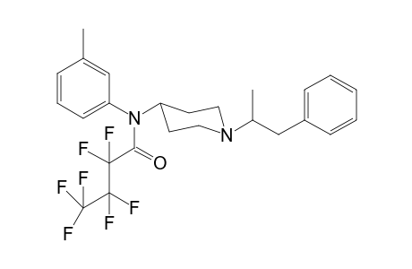 N-3-Methylphenyl-N-[1-(1-phenylpropan-2-yl)piperidin-4-yl]heptafluorobutanamide