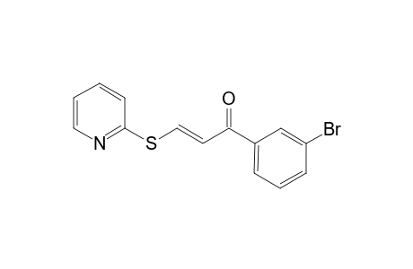 (2E)-1-(3-Bromophenyl)-3-(2-pyridinylsulfanyl)-2-propen-1-one