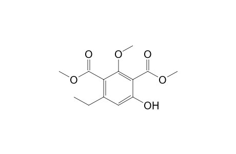 5-Ethyl-3-methoxy-2,4-dimethoxycarbonylphenol