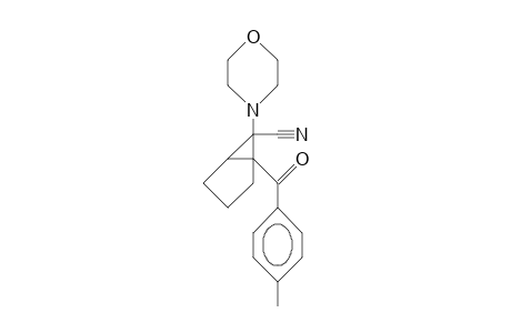 1a,5a,6b-1-(4-Methyl-benzoyl)-6-morpholino-bicyclo(3.1.0)hexane-6-carbonitrile