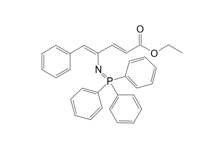 Ethyl 5-Phenyl-4-((triphenylphosphoranylidene)amino)penta-2,4-dienoate
