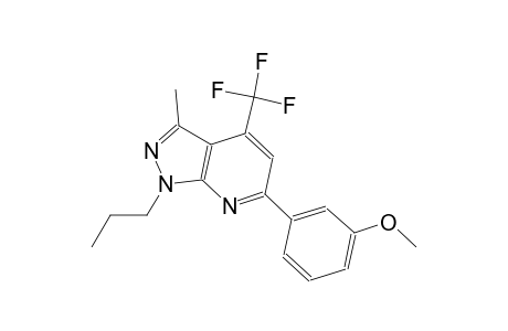 1H-pyrazolo[3,4-b]pyridine, 6-(3-methoxyphenyl)-3-methyl-1-propyl-4-(trifluoromethyl)-