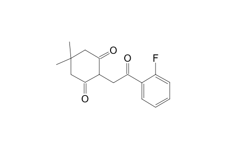 2-[2-(2-Fluorophenyl)-2-oxoethyl]-5,5-dimethylcyclo hexane-1,3-dione