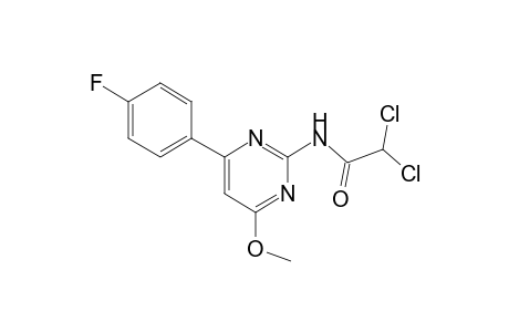 Acetamide, 2,2-dichloro-N-[4-(4-fluorophenyl)-6-methoxy-2-pyrimidyl]-