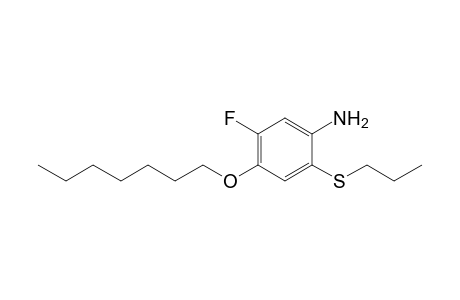 5-Fluoro-4-heptyloxy-2-propylthioaniline