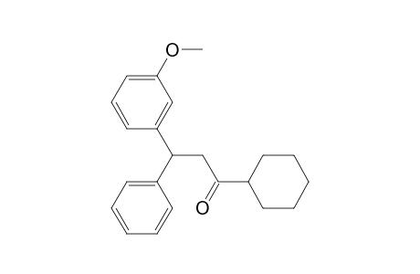 1-Cyclohexyl-3-(3-methoxyphenyl)-3-phenylpropan-1-one