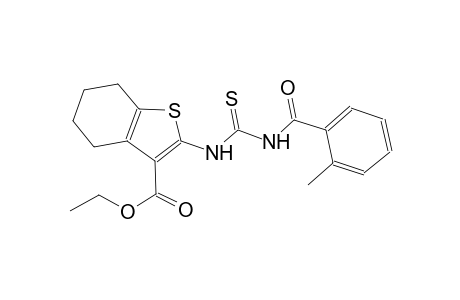 ethyl 2-({[(2-methylbenzoyl)amino]carbothioyl}amino)-4,5,6,7-tetrahydro-1-benzothiophene-3-carboxylate