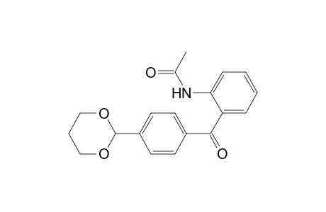 Acetamide, N-[2-[4-(1,3-dioxan-2-yl)benzoyl]phenyl]-