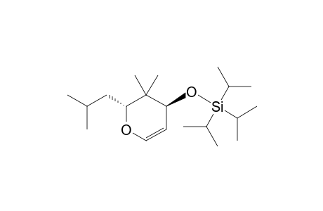 [(2R,4S)-2-isobutyl-3,3-dimethyl-2,4-dihydropyran-4-yl]oxy-triisopropyl-silane