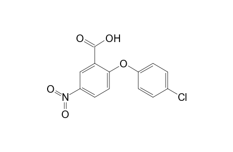 Benzoic acid, 2-(4-chlorophenoxy)-5-nitro-