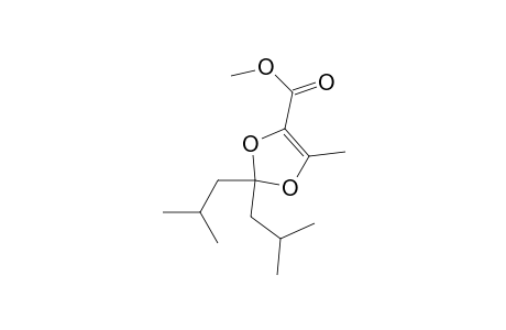 1-(Methoxycarbonyl)-2-methyl-4,4-diisobutyl-3,5-dioxacyclopent-1-ene