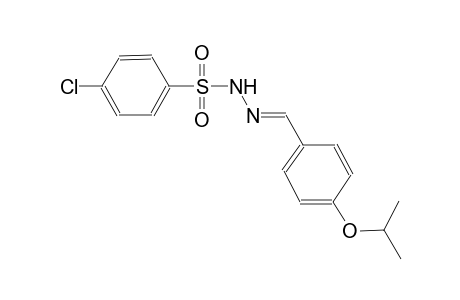 4-chloro-N'-[(E)-(4-isopropoxyphenyl)methylidene]benzenesulfonohydrazide