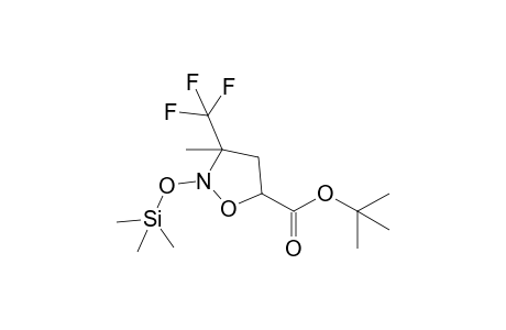 t-Butyl 3-methyl-3-(trifluoromethyl)-2-(trimethylsilyloxy)isoxazolidine-5-carboxylate