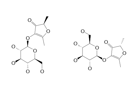 2,5-DIMETHYL-4-HYDROXY-3-[2H]-FURANONE-BETA-D-GLUCOPYRANOSIDE