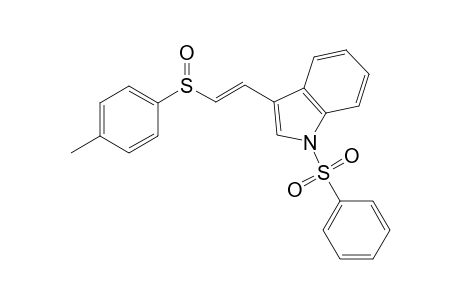 1-(benzenesulfonyl)-3-[(E)-2-(4-methylphenyl)sulfinylethenyl]indole