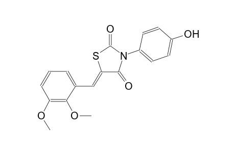 (5Z)-5-(2,3-dimethoxybenzylidene)-3-(4-hydroxyphenyl)-1,3-thiazolidine-2,4-dione