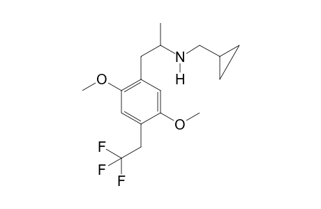 N-Cyclopropylmethyl-2,5-dimethoxy-4-(2,2,2-trifluoroethyl)amphetamine