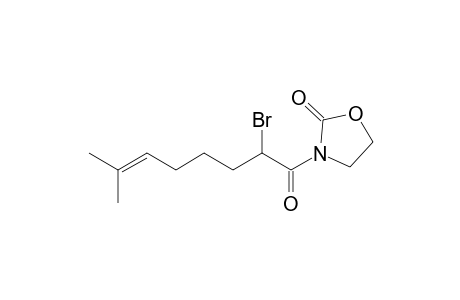 3-(2-Bromo-7-methyloct-6-enoyl)oxazolidin-2-one