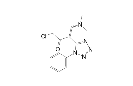 1-chloro-4-(dimethylamino)-3-(1-phenyl-1H-tetrazol-5-yl)-3-buten-2-one