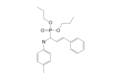 DIPROPYL-1-[N-(4-METHYLPHENYL)-AMINO]-3-PHENYL-2-PROPENYL-PHOSPHONATE