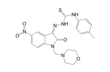 1-Morpholinomethyl-5-nitroindole-2,3-dione-3-N-(4-methylphenyl)thiosemicarbazone