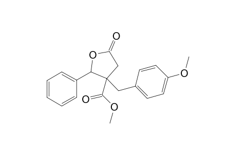 Methyl 3-(4-methoxybenzyl)-5-oxo-2-phenyltetrahydrofuran-3-carboxylate