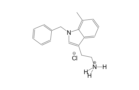 1H-indole-3-ethanaminium, 7-methyl-1-(phenylmethyl)-, chloride