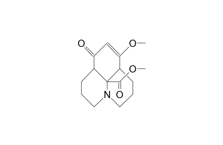 Methyl cis-trans-10-methoxy-7a,8,10a,10b-tetrahydro-8-julolidone-10b-carboxylate
