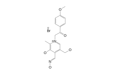 3-HYDROXY-4-HYDROXYIMINOMETHYL-5-HYDROXYMETHYL-2-METHYL-1-(4-METHOXYPHENACYL)-PYRIDINIUM-BROMIDE