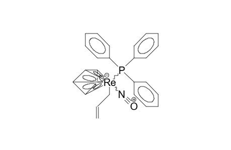 /.eta.-5-/-Cyclopentadienyl-triphenylphosphino-nitroso-2-propenyl rhenium