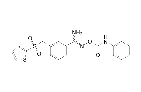O-(phenylcarbamoyl)-alpha-[(2-thienyl)sulfonyl]-m-toluamidoxime
