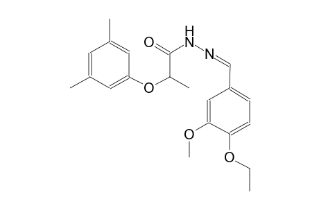 propanoic acid, 2-(3,5-dimethylphenoxy)-, 2-[(E)-(4-ethoxy-3-methoxyphenyl)methylidene]hydrazide