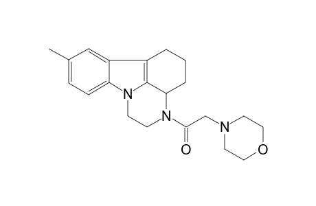 1H-Pyrazino[3,2,1-jk]carbazole, 2,3,3a,4,5,6-hexahydro-8-methyl-3-[2-(4-morpholinyl)acetyl]-