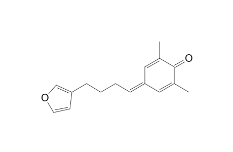 4-[4-(3-furanyl)butylidene]-2,6-dimethyl-1-cyclohexa-2,5-dienone