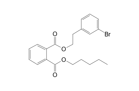 Phthalic acid, 2-(3-bromophenyl)ethyl pentyl ester