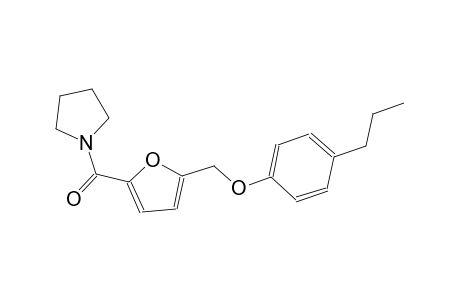 1-{5-[(4-propylphenoxy)methyl]-2-furoyl}pyrrolidine