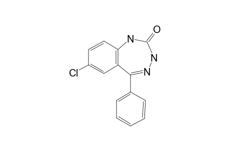 7-Chloro-5-phenyl-1,3-dihydro-benzo[E][1,2,4]triazepin-2-one