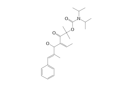 (5-E)-3-[(Z)-2,2-ETHYLIDENE]-4-HYDROXY-1,1,5-TRIMETHYL-2-OXO-6-PHENYLHEX-5-ENYL-N,N-DIISOPROPYLCARBAMATE
