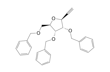 2,3,5-Tri-O-benzyl.beta.-D-ribofuranosylethyne