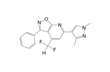 isoxazolo[5,4-b]pyridine, 4-(difluoromethyl)-6-(1,3-dimethyl-1H-pyrazol-4-yl)-3-phenyl-