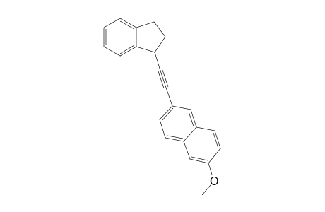 2-[(2',3'-Dihydro-1H-inden-1'-yl)ethynyl]-6-methoxynaphthalene