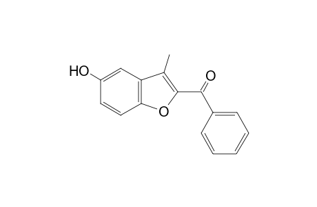 2-benzoyl-3-methyl-5-hydroxybenzofuran