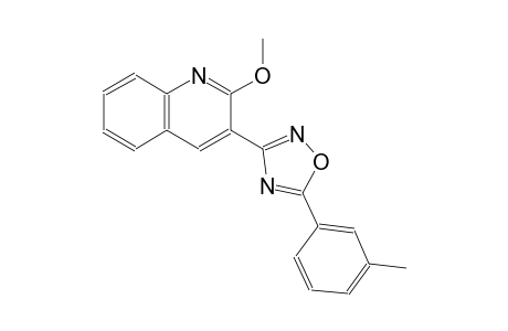 2-methoxy-3-[5-(3-methylphenyl)-1,2,4-oxadiazol-3-yl]quinoline